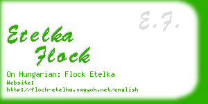 etelka flock business card